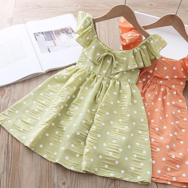 girl casual dresses 2020 new summer polka-dot girls dress elegant girls flying sleeveless dress baby kids clothing vestidos 2-7y1, Red;yellow
girl casual dresses 2020 new summer polka-dot girls dress elegant girls flying sleeveless dress baby kids clothing vestidos 2-7y1, Red;yellow