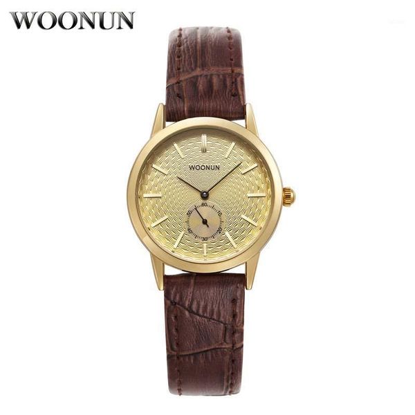 2020 small watches woonun women genuine leather band analog quartz wristwatches thin women watches1, Slivery;brown
2020 small watches woonun women genuine leather band analog quartz wristwatches thin women watches1, Slivery;brown