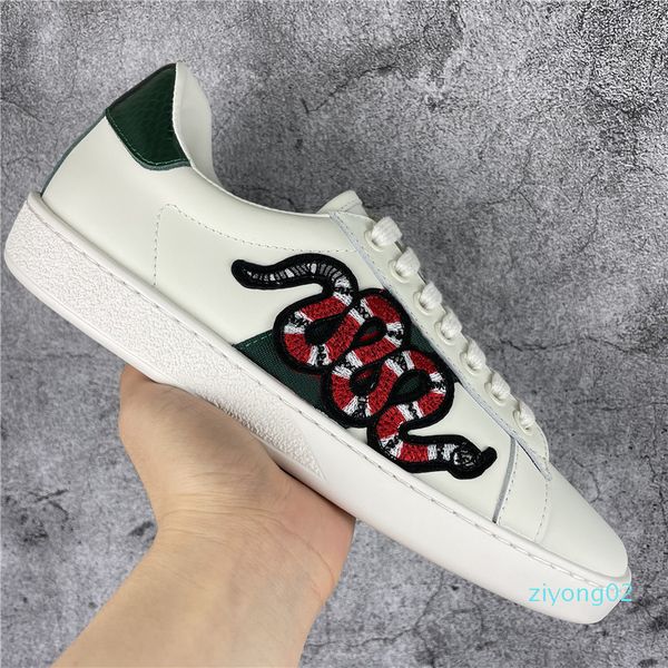 scarpe men womens casual shoes fashion sneakers lace-up shoes green red stripe black leather bee embroidered chaussures z02
scarpe men womens casual shoes fashion sneakers lace-up shoes green red stripe black leather bee embroidered chaussures z02