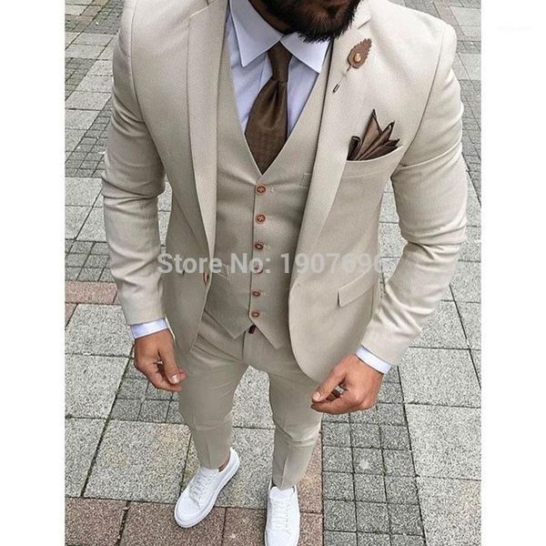 beige mens suits 2021 three piece jacket pants vest custom slim fit male blazer wedding groom tuxedos1, White;black
beige mens suits 2021 three piece jacket pants vest custom slim fit male blazer wedding groom tuxedos1, White;black
