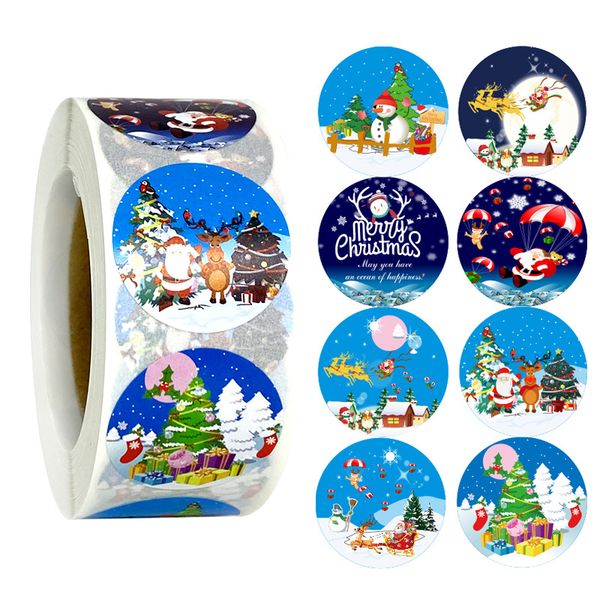 500pcs/roll merry christmas santa claus elk sleigh snowman stickers 500pcs for xmas thank you greeting cards gift decor
500pcs/roll merry christmas santa claus elk sleigh snowman stickers 500pcs for xmas thank you greeting cards gift decor