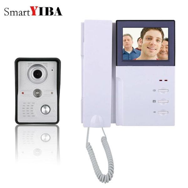 smartyiba 4" inch video door phone doorbell intercom kit 1-camera 1-monitor night vision ir camera
smartyiba 4" inch video door phone doorbell intercom kit 1-camera 1-monitor night vision ir camera