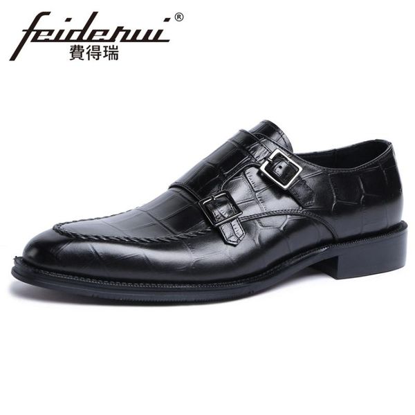 luxury genuine leather men's formal dress goodyear monk straps flats round toe belts man wedding groom handmade shoes ymx696, Black
luxury genuine leather men's formal dress goodyear monk straps flats round toe belts man wedding groom handmade shoes ymx696, Black