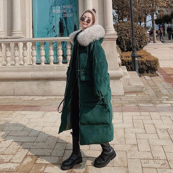 cashmere hooded jacket women retro thick fur collar loose down jacket zipper casual manteau femme hiver winter coat de50mf1, Black
cashmere hooded jacket women retro thick fur collar loose down jacket zipper casual manteau femme hiver winter coat de50mf1, Black