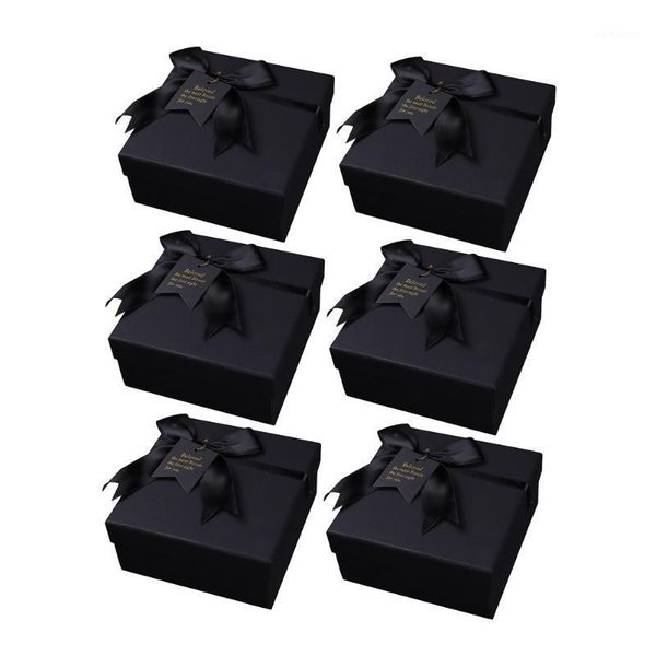 gift wrap 6pcs luxury bowknot box wrapping dlicate paper chic package for wedding valentines day (black)1
gift wrap 6pcs luxury bowknot box wrapping dlicate paper chic package for wedding valentines day (black)1