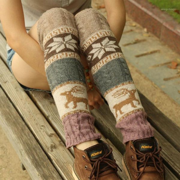 christmas winter warm snowflake elk printed cable knit knitted crochet high long socks casual foot warm leg1, Black;white
christmas winter warm snowflake elk printed cable knit knitted crochet high long socks casual foot warm leg1, Black;white