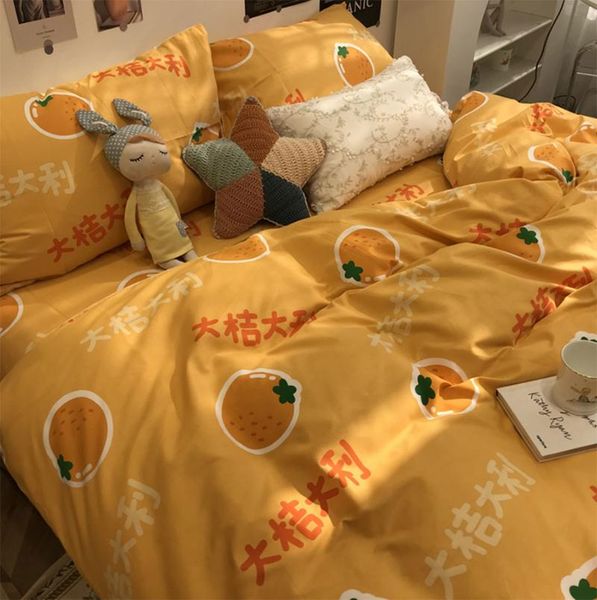 fashion orange bedding set kid teen adult,single double cotton twin full home textile bed sheet pillow case quilt cover
fashion orange bedding set kid teen adult,single double cotton twin full home textile bed sheet pillow case quilt cover