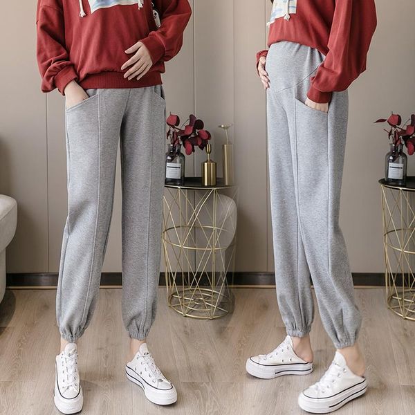 autumn winter thicken cotton maternity pants adjustable belly sports casual clothes for pregnant women pregnancy trousers, White
autumn winter thicken cotton maternity pants adjustable belly sports casual clothes for pregnant women pregnancy trousers, White