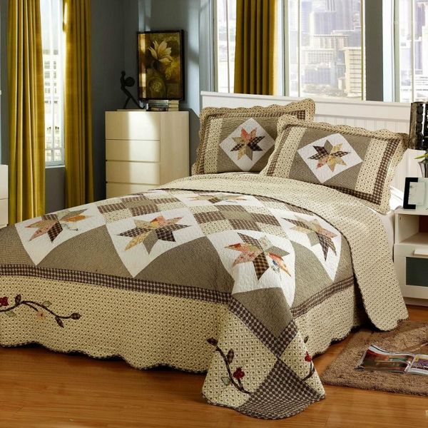 bedding sets quality bedspread patchwork quilt set 3pcs/4pcs embroidered cotton quilts quilted sheets sharms coverlet king size bedding1
bedding sets quality bedspread patchwork quilt set 3pcs/4pcs embroidered cotton quilts quilted sheets sharms coverlet king size bedding1