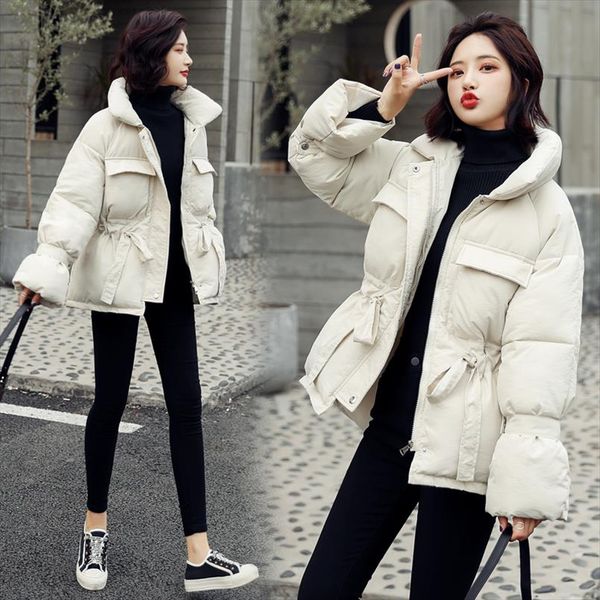 2020 new winter hooded long sleeve solid color black cotton padded warm loose big size jacket women parkas fashion outwear
2020 new winter hooded long sleeve solid color black cotton padded warm loose big size jacket women parkas fashion outwear