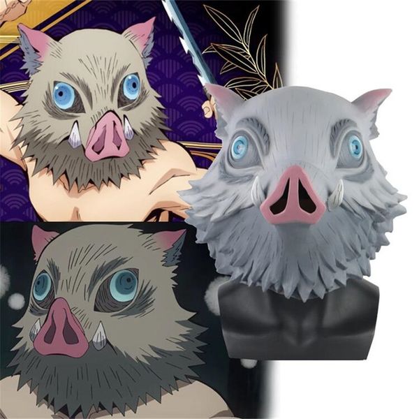 no slayer anime yaiba japan demon kimetsu hashibira inosuke boar mask cosplay costumes props pig head halloween christmas party
no slayer anime yaiba japan demon kimetsu hashibira inosuke boar mask cosplay costumes props pig head halloween christmas party