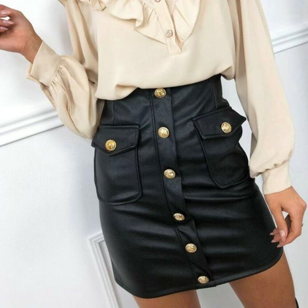 skirts fashion women faux leather skirt 2021 high waist button mini bodycon pencil skirts1, Black
skirts fashion women faux leather skirt 2021 high waist button mini bodycon pencil skirts1, Black