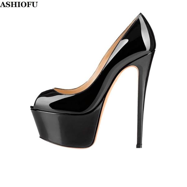 ashiofu handmade ladies sky heel pumps peep-toe gamies style party prom shoes platform evening club fashion court shoes, Black
ashiofu handmade ladies sky heel pumps peep-toe gamies style party prom shoes platform evening club fashion court shoes, Black