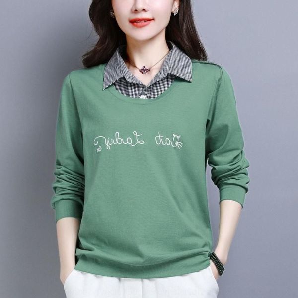 1weyx new fake women's long studentskorean women's autumn two-piece female t-shirt t-shirt sleeve loose spring and autumn clothes, White
1weyx new fake women's long studentskorean women's autumn two-piece female t-shirt t-shirt sleeve loose spring and autumn clothes, White