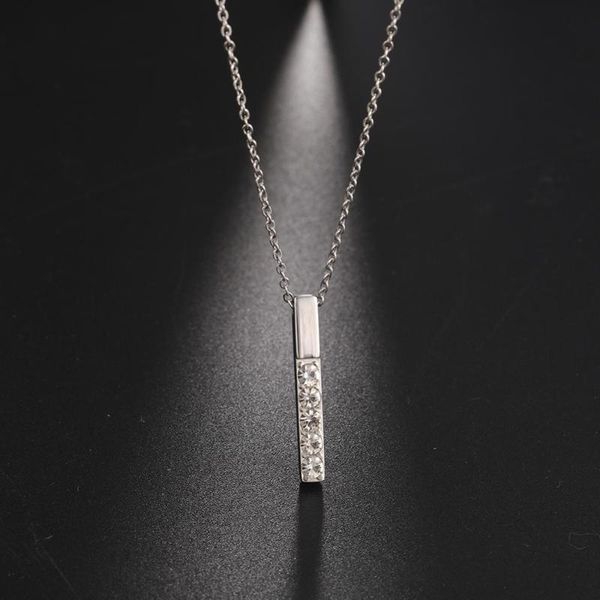 my shape luxury crystal stick pendant necklaces for women rhinestone bar stainless steel necklace choker chain fashion jewelry, Silver
my shape luxury crystal stick pendant necklaces for women rhinestone bar stainless steel necklace choker chain fashion jewelry, Silver