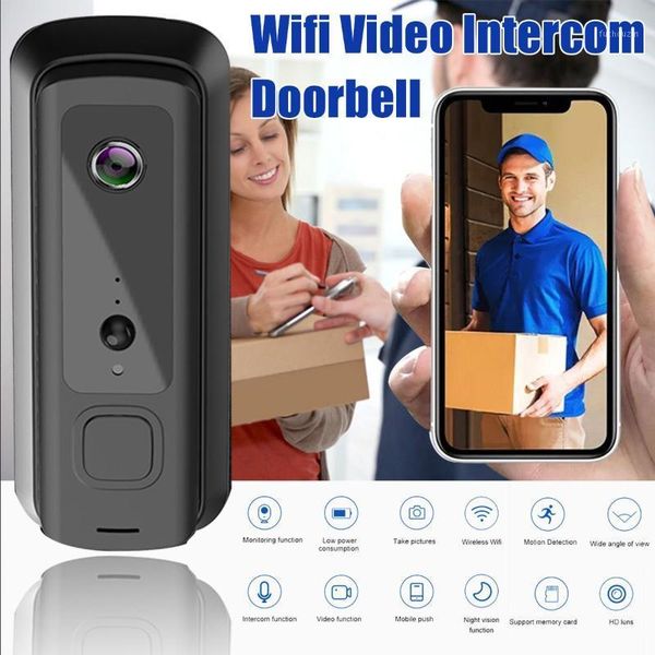 wifi doorbell camera waterproof 1080p hd video door bell motion detector smart wireless doorbell with chime camera night vision1
wifi doorbell camera waterproof 1080p hd video door bell motion detector smart wireless doorbell with chime camera night vision1
