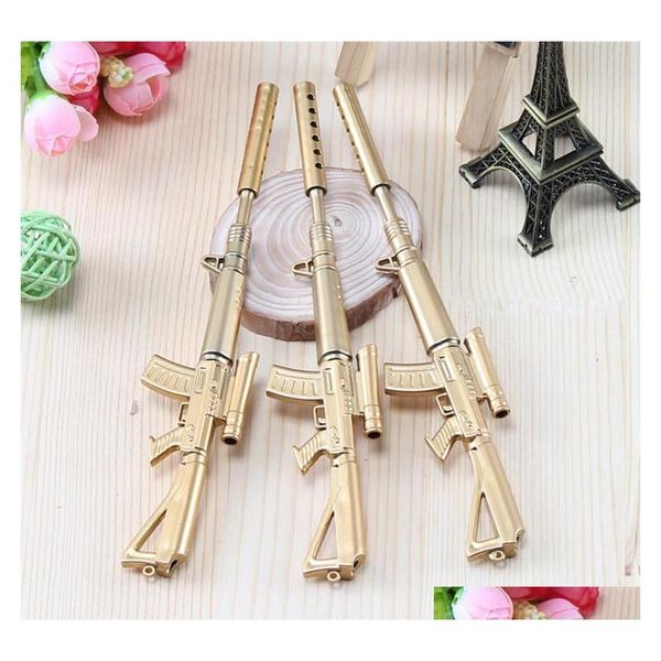new golden machine gun ballpoint pens student ball point pen school office supplies learning stationery wholesale omslh, Blue;orange
new golden machine gun ballpoint pens student ball point pen school office supplies learning stationery wholesale omslh, Blue;orange