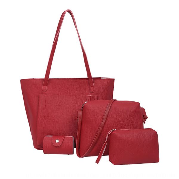 women's handbag new fashion simple litchi grain 4-piece cover mother bag versatile one shoulder messenger handbag feftk
women's handbag new fashion simple litchi grain 4-piece cover mother bag versatile one shoulder messenger handbag feftk