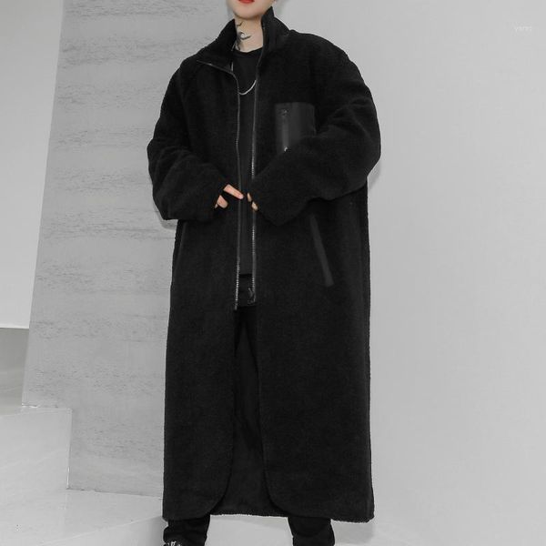 trench coat men winter long windbreaker men trendy over the knee lambs hair two sides wear heavy coat casaco longo masculino1, Tan;black
trench coat men winter long windbreaker men trendy over the knee lambs hair two sides wear heavy coat casaco longo masculino1, Tan;black