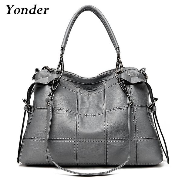 yonder genuine leather women handbag fashion boston shoulder bags ladies tote bags female classic gray messenger crossbody purse 201013
yonder genuine leather women handbag fashion boston shoulder bags ladies tote bags female classic gray messenger crossbody purse 201013