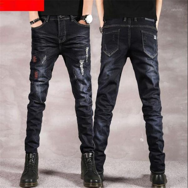 men's jeans stretch cotton stretch jeans casual loose men's brand fashion clothing washed 2019 men1, Blue
men's jeans stretch cotton stretch jeans casual loose men's brand fashion clothing washed 2019 men1, Blue