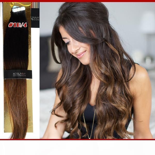 malaysian virgin human hair tape extensions ombre 18"20" tape 40pcs 100g ombre two tone dip dye glue skin tape in, Black
malaysian virgin human hair tape extensions ombre 18"20" tape 40pcs 100g ombre two tone dip dye glue skin tape in, Black
