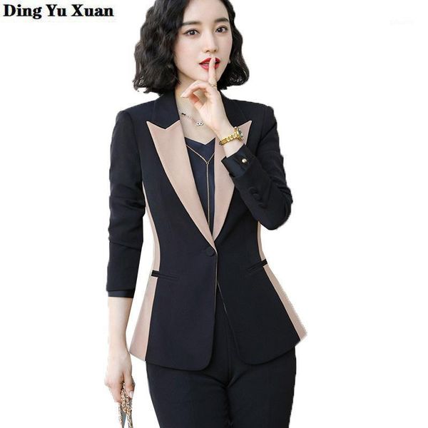 women's suit work 2 piece set office jacket coat and pant suit elegant blazer set female black apricot outfits1, White
women's suit work 2 piece set office jacket coat and pant suit elegant blazer set female black apricot outfits1, White