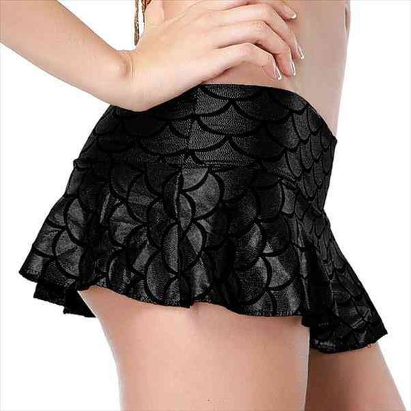 1 piece fish scale pu leather pleated latex skirt women pole dancing club wear short patent leather mini dancing, Black
1 piece fish scale pu leather pleated latex skirt women pole dancing club wear short patent leather mini dancing, Black