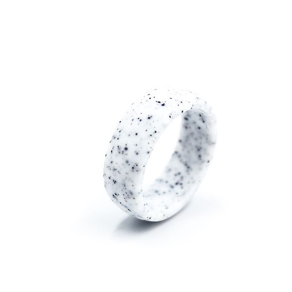 8.7mm silicone ring marble pattern silicone ring men's silicone wedding ring new trendy, Silver
8.7mm silicone ring marble pattern silicone ring men's silicone wedding ring new trendy, Silver