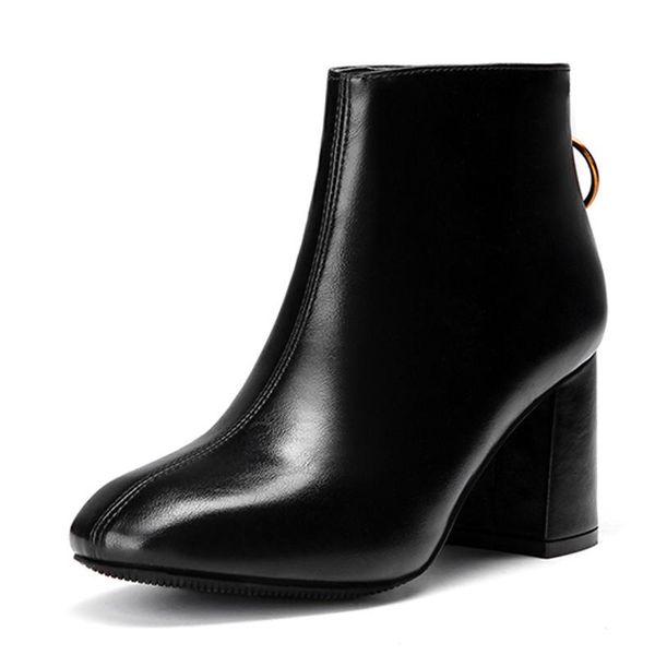 boots dropship women square high heels zipper shoes leather pu ankle round toe autumn size 35-40, Black
boots dropship women square high heels zipper shoes leather pu ankle round toe autumn size 35-40, Black