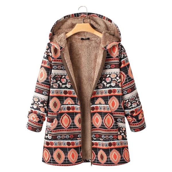 2021 women winter jacket warm cashmere fleece coat zipper hooded geometrical printed streetwear autumn outerwear casual jaqueta, Black;brown
2021 women winter jacket warm cashmere fleece coat zipper hooded geometrical printed streetwear autumn outerwear casual jaqueta, Black;brown