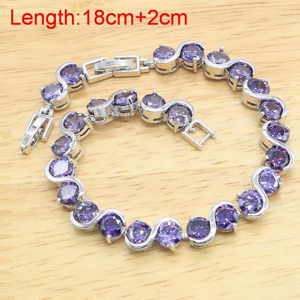 purple amethyst 925 silver jewelry sets for women wedding bracelet necklace pendant hoop earrings ring gift box
purple amethyst 925 silver jewelry sets for women wedding bracelet necklace pendant hoop earrings ring gift box
