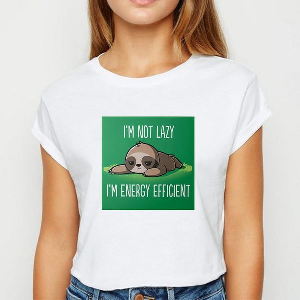 fashion sloth i' not lazy t shirt women hipster spring summer tshirt versatile recreational ropa mujer tee o-neck t-shirts, White
fashion sloth i' not lazy t shirt women hipster spring summer tshirt versatile recreational ropa mujer tee o-neck t-shirts, White
