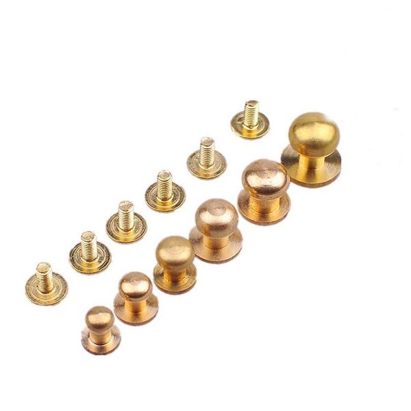 new 10pcs solid brass rivet round head button belt screw chicago screw button studs leather craft tool accesso bbytyv, Blike;white
new 10pcs solid brass rivet round head button belt screw chicago screw button studs leather craft tool accesso bbytyv, Blike;white