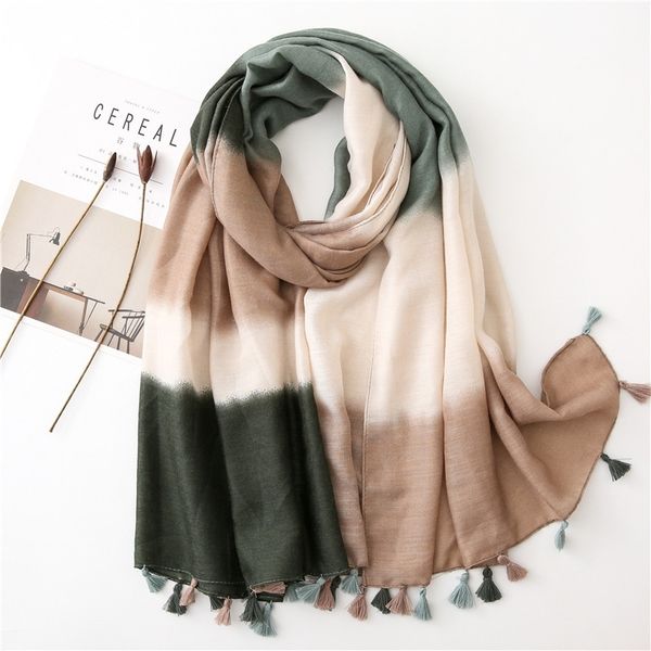 ladies fashion plain ombre tassel viscose shawl scarf autumn winter print warm thick pashmina stole muslim hijab sjaal 180*100cm y201007, Blue;gray
ladies fashion plain ombre tassel viscose shawl scarf autumn winter print warm thick pashmina stole muslim hijab sjaal 180*100cm y201007, Blue;gray