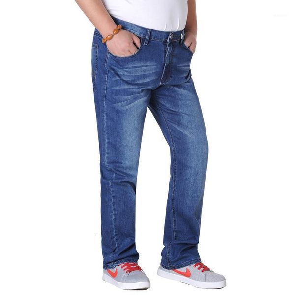 new arrival men's spring elastic blue jeans cotton long trousers fashion trendsetter large size36-461
new arrival men's spring elastic blue jeans cotton long trousers fashion trendsetter large size36-461