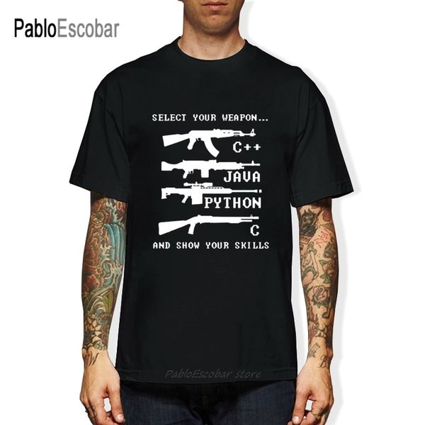 programmer choose your weapon geek funny men's summer crew neck novelty mens clothing hoodie designers t shirts sweatshirt
programmer choose your weapon geek funny men's summer crew neck novelty mens clothing hoodie designers t shirts sweatshirt