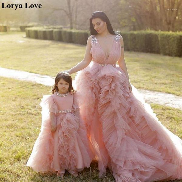 pink tiered princess prom dresses 2020 mother and daughter tulle formal party evening gowns for wedding elegant vestido fiesta1, White;black
pink tiered princess prom dresses 2020 mother and daughter tulle formal party evening gowns for wedding elegant vestido fiesta1, White;black