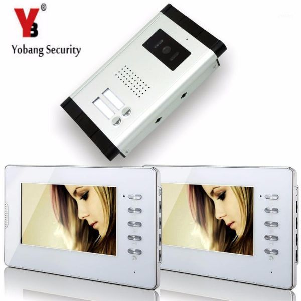 yobang security 7"screen for 2 units apartment video talk intercom night vision camera with multi call buttons for flats/villa1
yobang security 7"screen for 2 units apartment video talk intercom night vision camera with multi call buttons for flats/villa1
