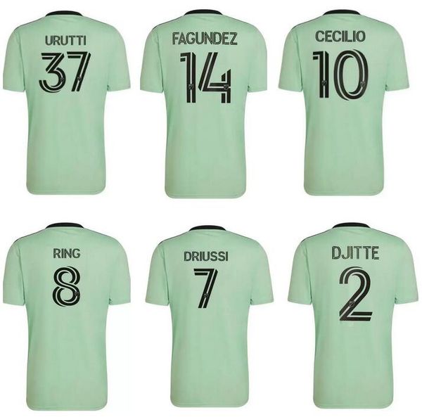 2022 2023 mls inaugural austin fc soccer jersey home 22 23 djitte driussi ring cecilio fagundez urutti football shirts, Black;yellow
2022 2023 mls inaugural austin fc soccer jersey home 22 23 djitte driussi ring cecilio fagundez urutti football shirts, Black;yellow