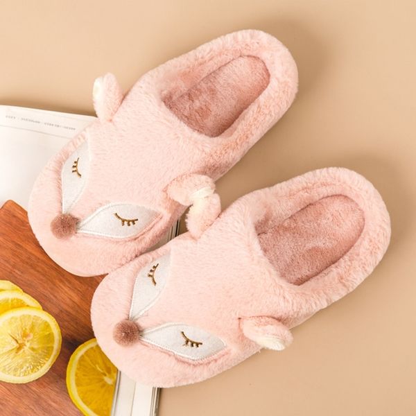 cute cartoon fox home women fur slippers winter warm plush bedroom ladies flat shoes house furry slippers couples cotton shoes 201103, Black
cute cartoon fox home women fur slippers winter warm plush bedroom ladies flat shoes house furry slippers couples cotton shoes 201103, Black