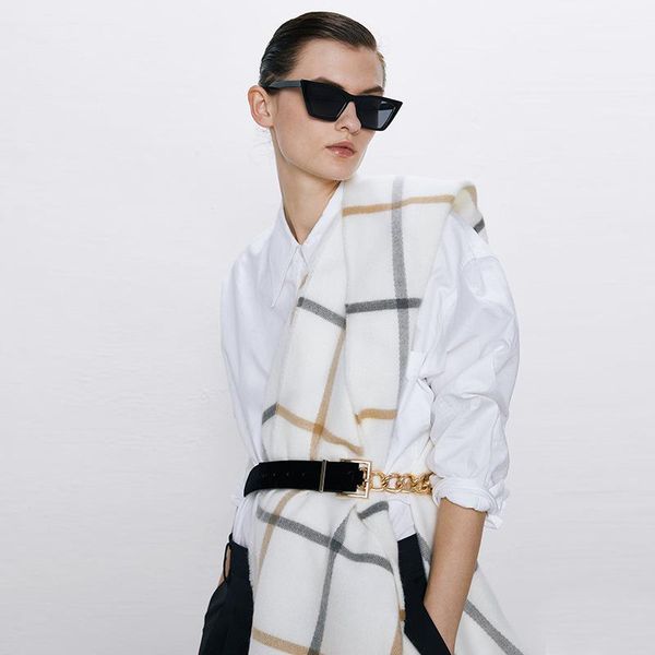 scarves european and american style ground white plaid scarf. soft touch cashmere like shawl. warm neck in autumn winter, Blue;gray
scarves european and american style ground white plaid scarf. soft touch cashmere like shawl. warm neck in autumn winter, Blue;gray