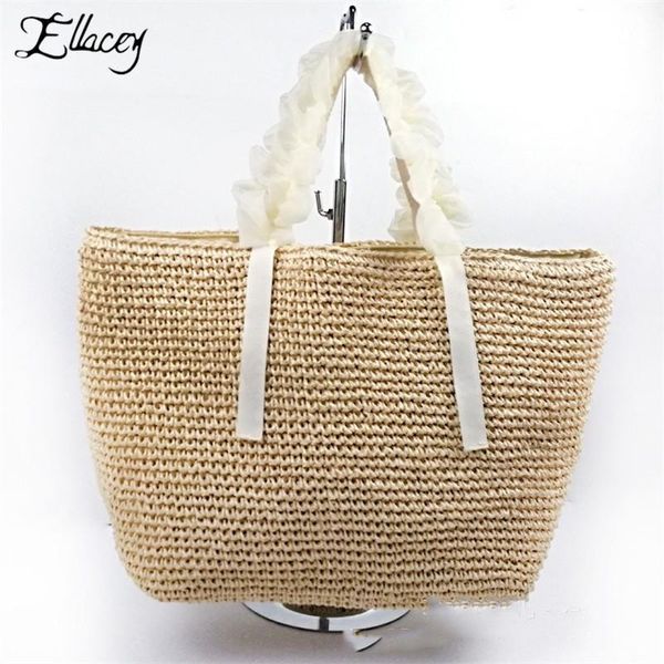 women large solid shoulder bag handmade knitting travel beach bag casual ladies hand straw rattan
women large solid shoulder bag handmade knitting travel beach bag casual ladies hand straw rattan