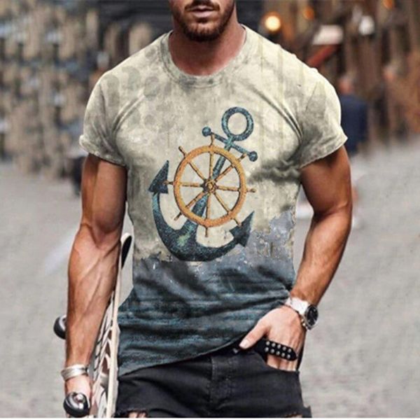 2022 sell men's t-shirts anchor tough guy style men's 3d t-shirt graphic optical illusion short sleeve party street punk and gothi, White;black
2022 sell men's t-shirts anchor tough guy style men's 3d t-shirt graphic optical illusion short sleeve party street punk and gothi, White;black