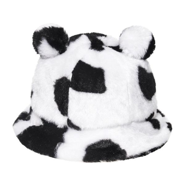 wide brim hats faux fur winter panama bear ear outdoor sunscreen bucket hat versatile leopard print cow hair plush basin cap, Blue;gray
wide brim hats faux fur winter panama bear ear outdoor sunscreen bucket hat versatile leopard print cow hair plush basin cap, Blue;gray