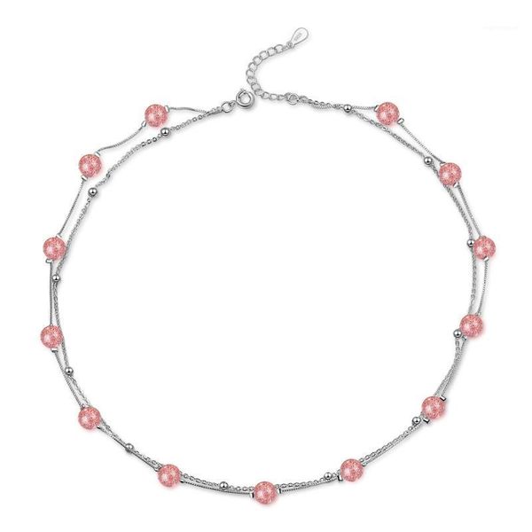 silver plated trendy natural strawberry crystal ladies necklace jewelry women short choker chains never fade girls1, Golden;silver
silver plated trendy natural strawberry crystal ladies necklace jewelry women short choker chains never fade girls1, Golden;silver