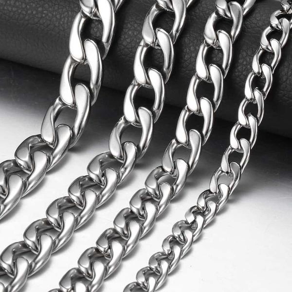 chains 11-15mm mens silver color curb cuban necklace stainless chain male punk heavy accessories jewelry 18-36inch dknm37
chains 11-15mm mens silver color curb cuban necklace stainless chain male punk heavy accessories jewelry 18-36inch dknm37