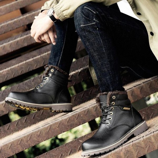 handmade sewing fashion men boots outdoor classic black winter ankle boots genuine leather warm plush snow big size 50 o4 #0f7a
handmade sewing fashion men boots outdoor classic black winter ankle boots genuine leather warm plush snow big size 50 o4 #0f7a