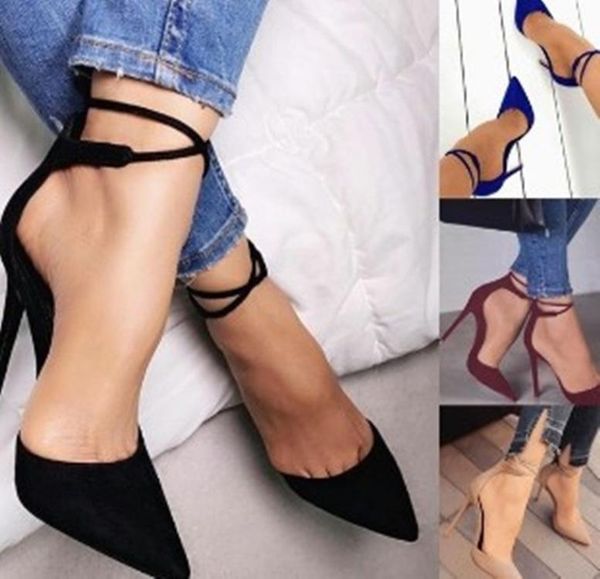 dress shoes women high pump thin heels ladies outdoor lady pointed toe flock night club hollow increase big size 34-43, Black
dress shoes women high pump thin heels ladies outdoor lady pointed toe flock night club hollow increase big size 34-43, Black