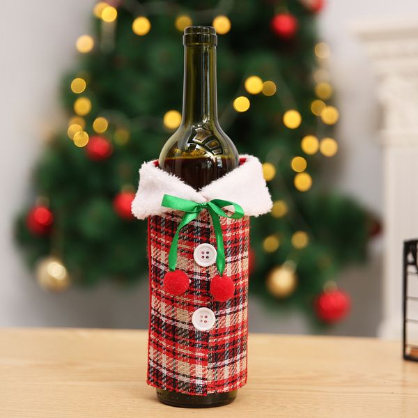 plaid new bow linen clothes with fluff 17*23cm creative wine bottle cover fashion christmas decorati
plaid new bow linen clothes with fluff 17*23cm creative wine bottle cover fashion christmas decorati